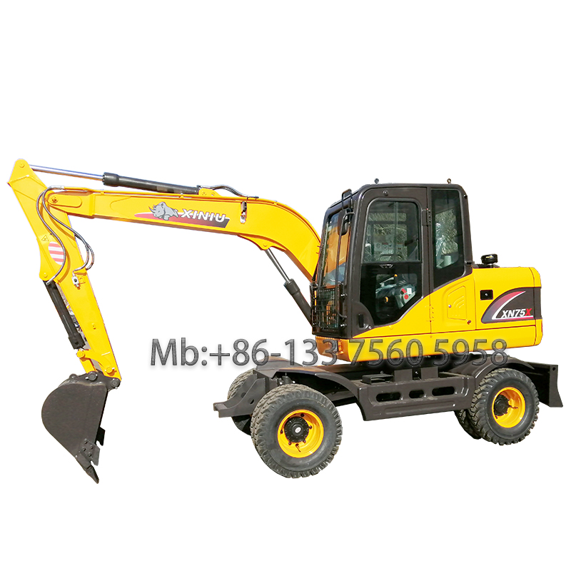 6 Ton wheel excavator with XINCHAI ENGINE