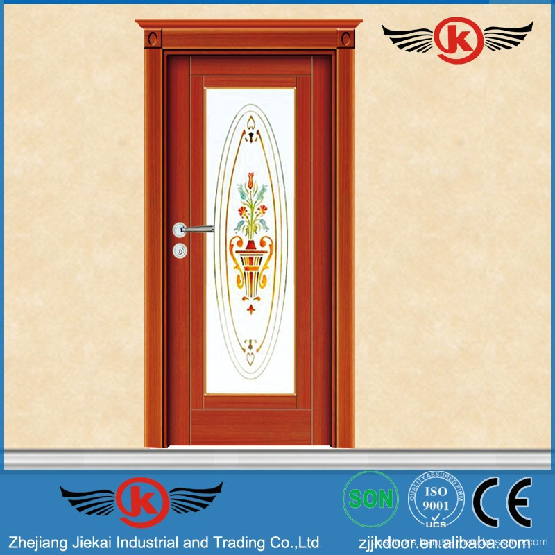 Jiekai Tp9014 Wooden External Doors Wood Garage Doors Pvc Door
