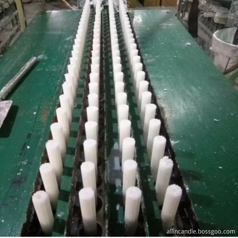 fluted candle fluted candle