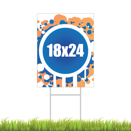 18x24 علامات كوروبلاست 18x24 Coroplast Signs