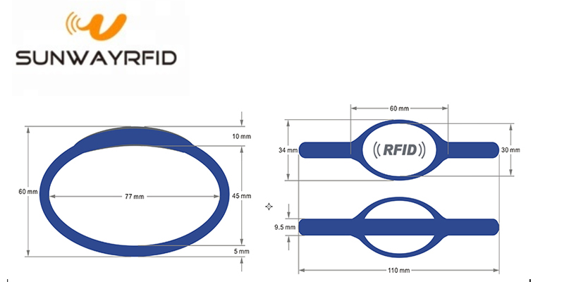 pulseira personalizada RFID personalised wristband RFID