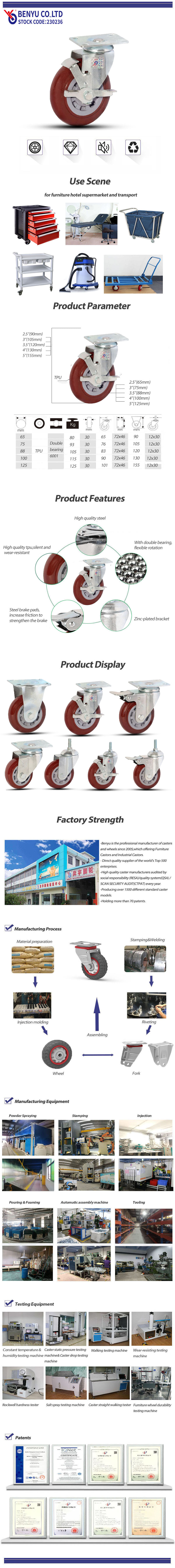 Side Brake Caster Side Brake Caster