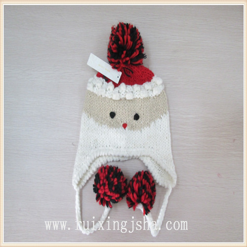 girls pompom earflap knitted beanie girls pompom earflap knitted beanie