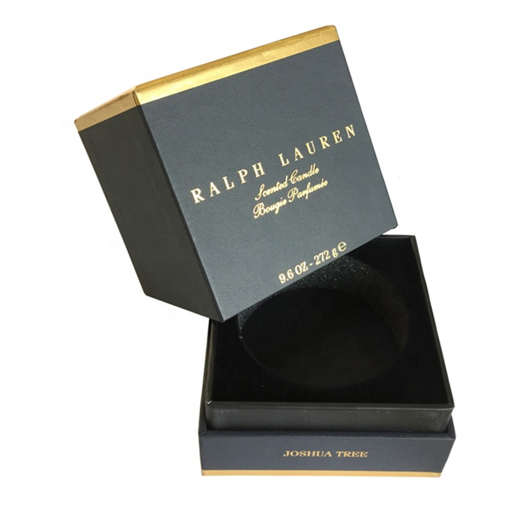 Aangepaste papieren kaars verpakking vak met invoegen Custom Paper Candle Packing Box With Insert