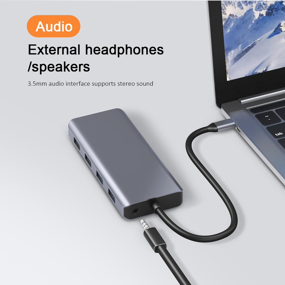 12 in 1 USB C docking station 12 in 1 USB C docking station