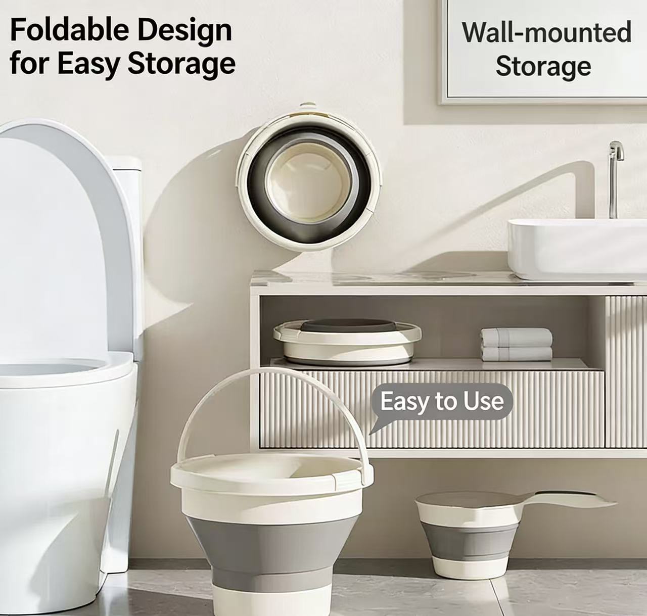 Foldable Pail – Multi-Purpose Foldable Pail – Multi-Purpose