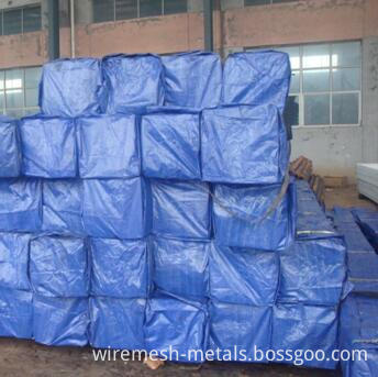 embalagem de tubo quadrado square pipe packing