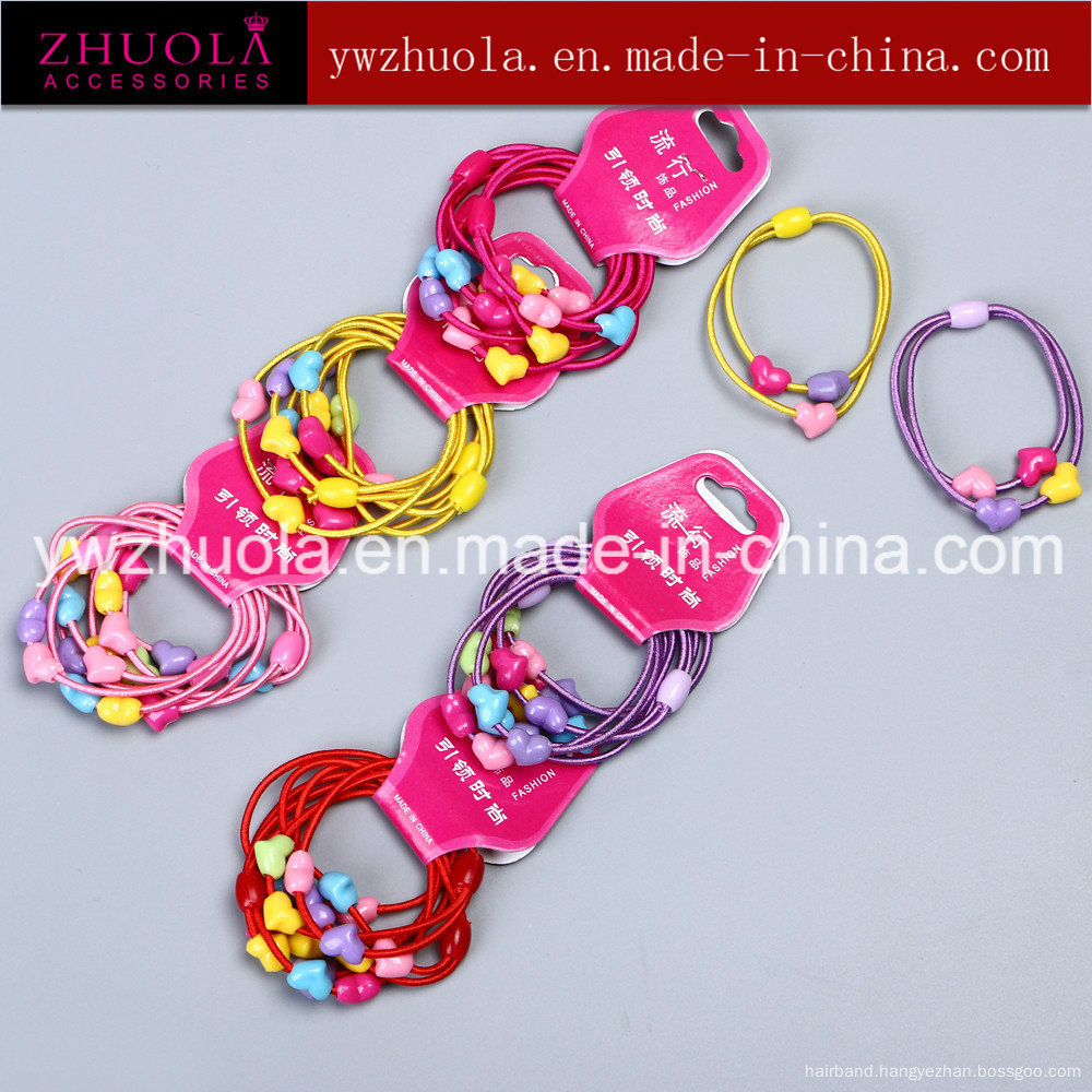Elastic Hair Bands With Plastic Ball China Manufacturer