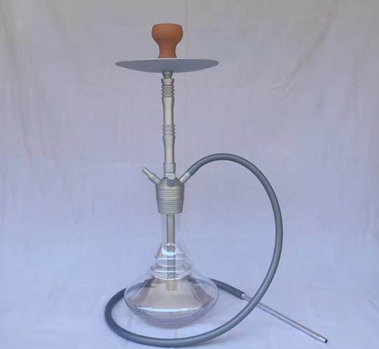 Narguilé de vidro de tubo único destacável Detachable single tube glass hookah