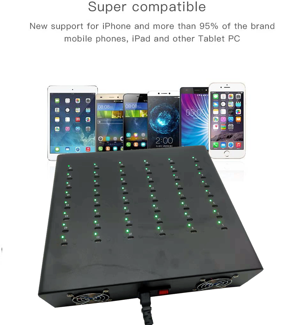 48 Port type-c charger super compatible 48 Port type-c charger super compatible