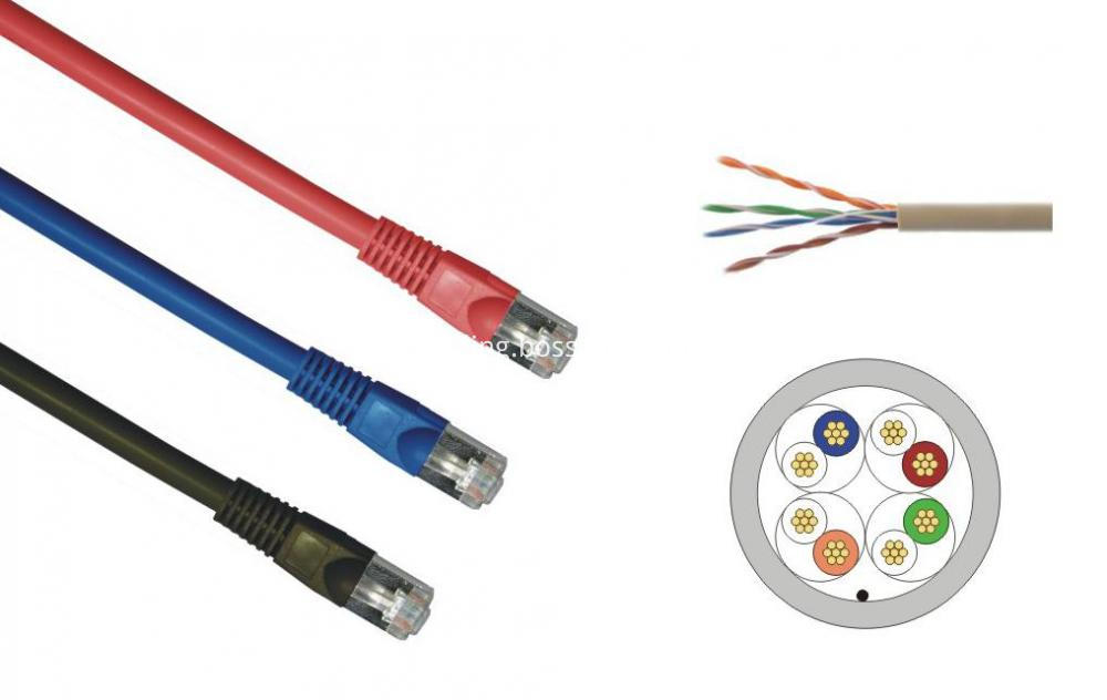 utp cat5e patch cord with struc