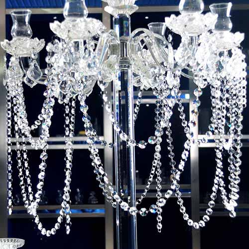 Crystal bead garland