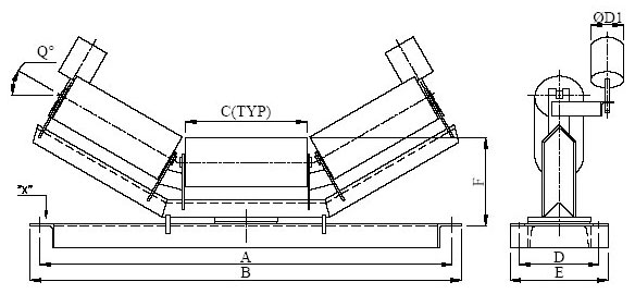 Iron Cage Self-aligning Ball Bearing