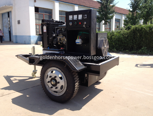 3 wheel mobile water pump