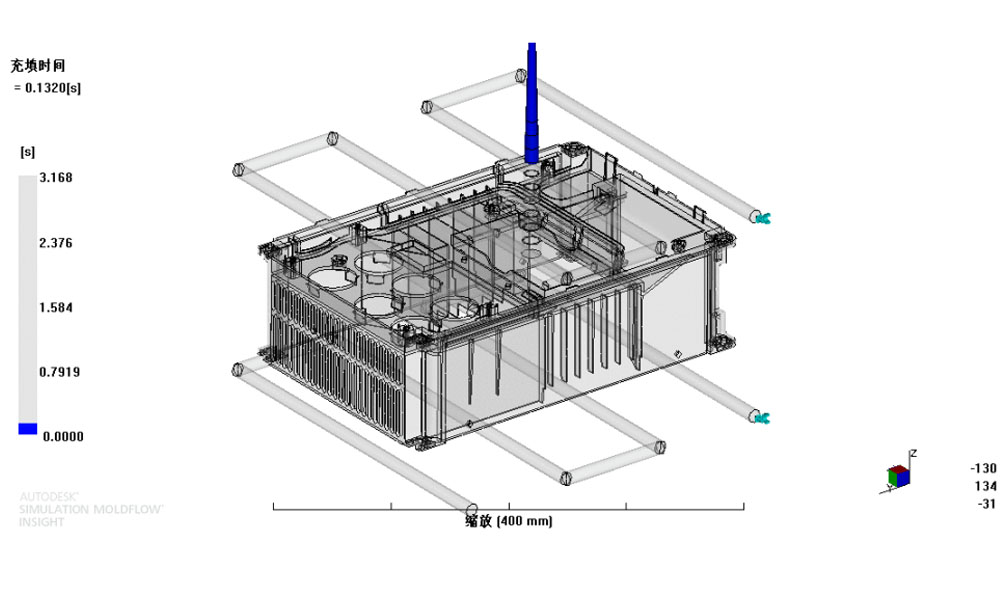Analysis of the mold flow of household appliance shells Analysis of the mold flow of household appliance shells