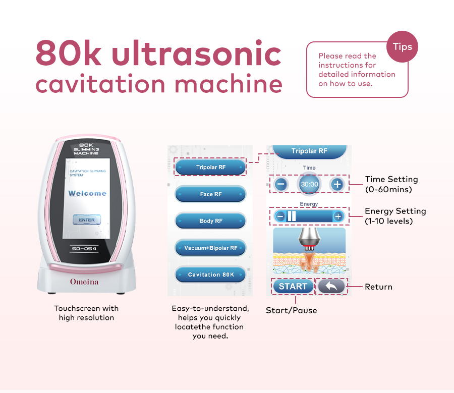 Omeina cavitation machine 6 in 1 Omeina cavitation machine 6 in 1