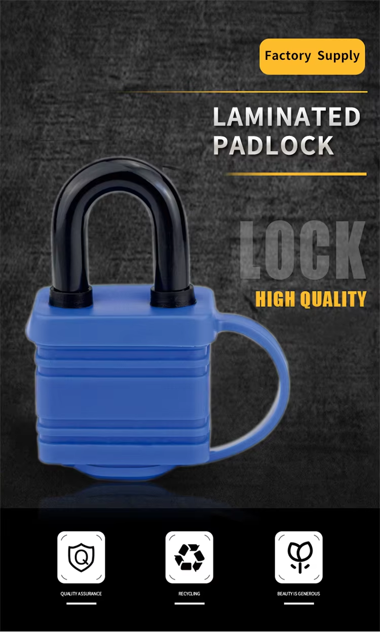 Rubber Cover Laminated Padlock Rubber Cover Laminated Padlock