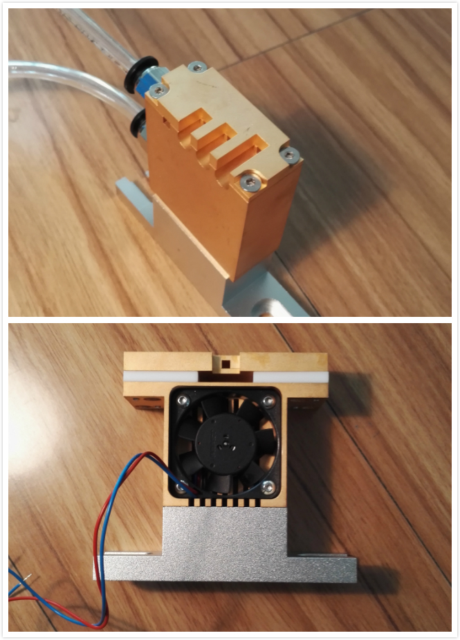 air cooling and water cooling modules