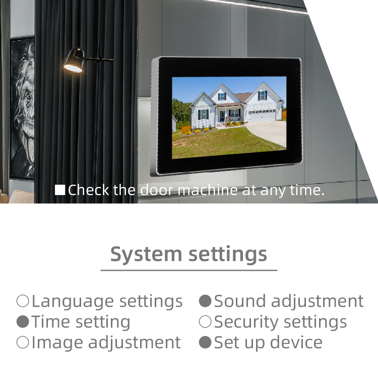 4 Wires Video Door Phone Home Intercoms Doorbell For Villa5 4 Wires Video Door Phone Home Intercoms Doorbell For Villa5
