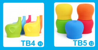 Silicone sippy lids