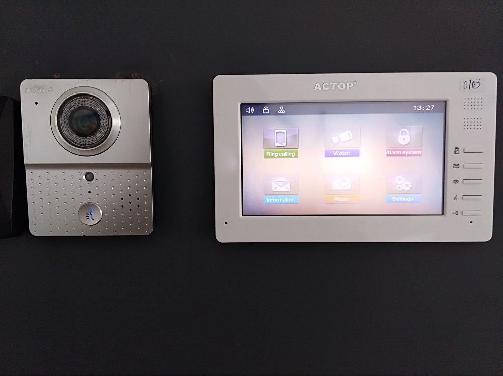 IP görüntülü kapı telefonu IP video door phone