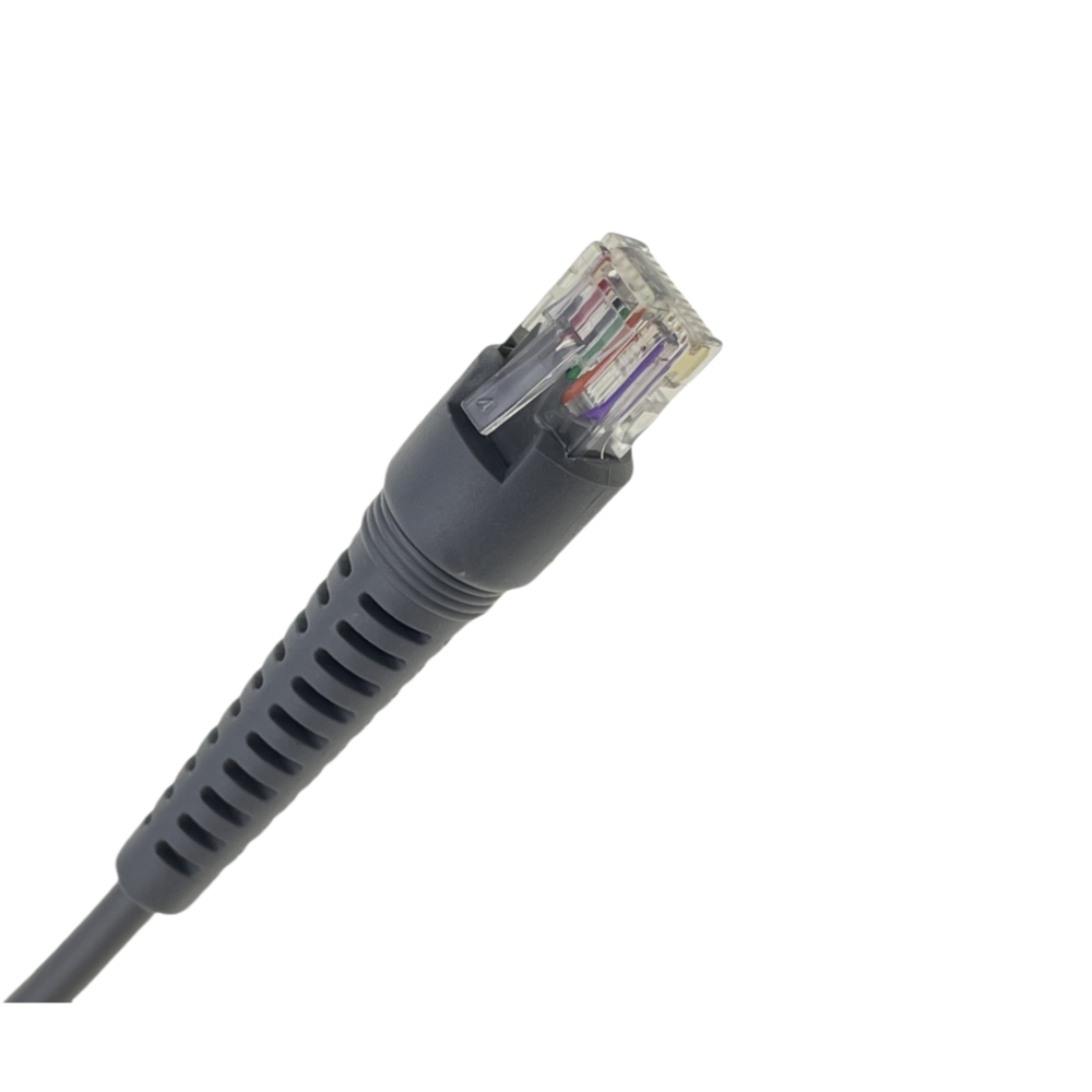 RJ45 to 10P10C coil cable assemblies RJ45 to 10P10C coil cable assemblies