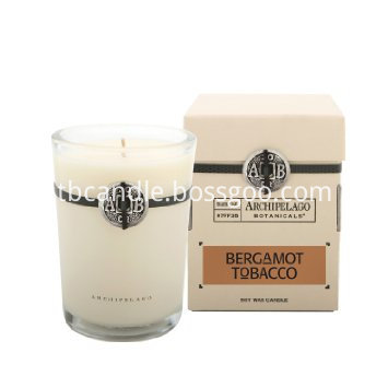 gifted soy wax  fragranced candle with container