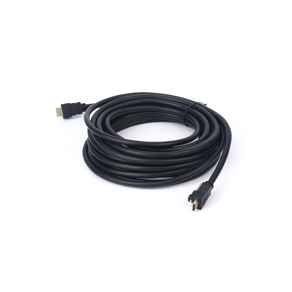 High Speed HDMI Cable with Ethernet and Locking Connector High Speed HDMI Cable with Ethernet and Locking Connector