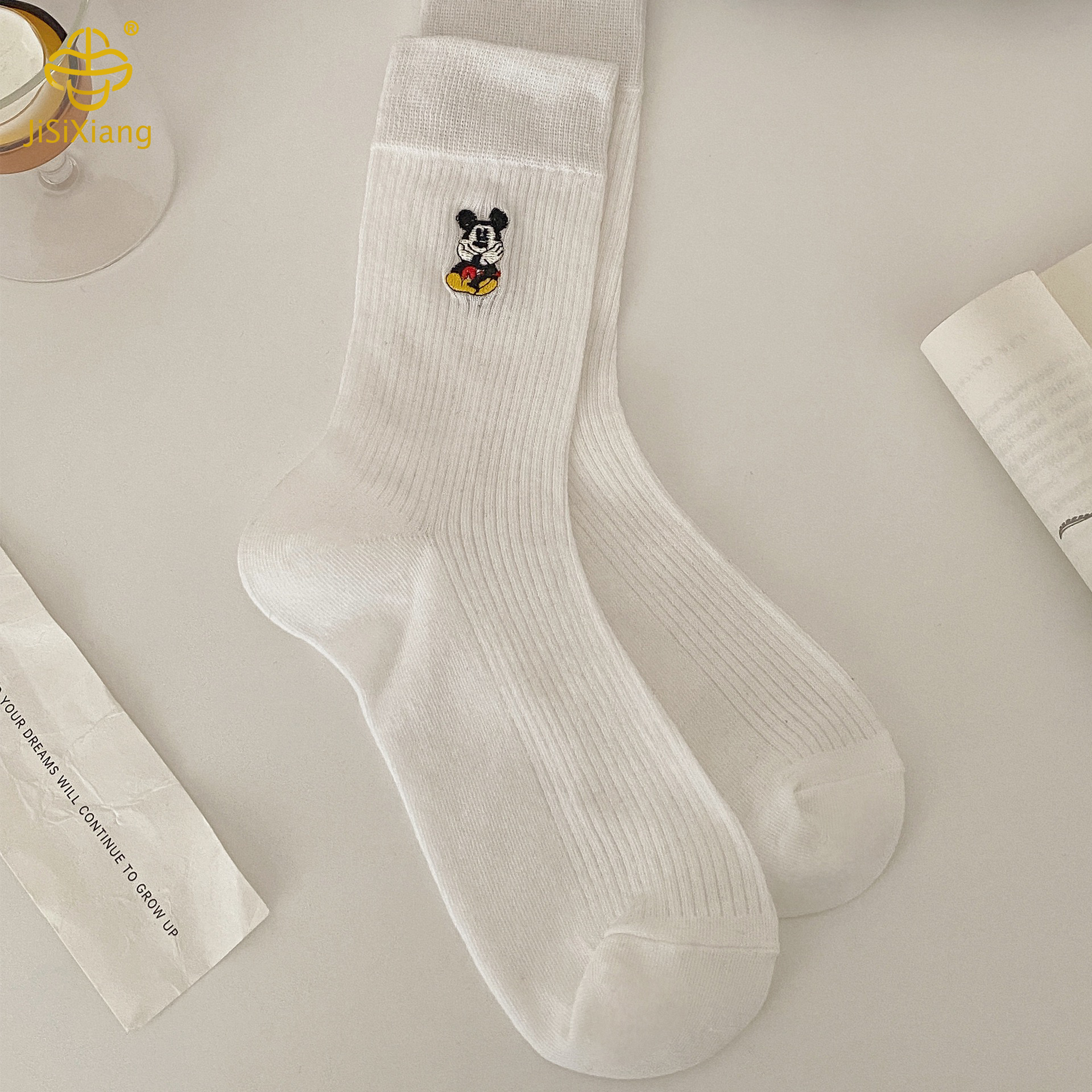 Mickey cartoon mid-tube socks Mickey cartoon mid-tube socks