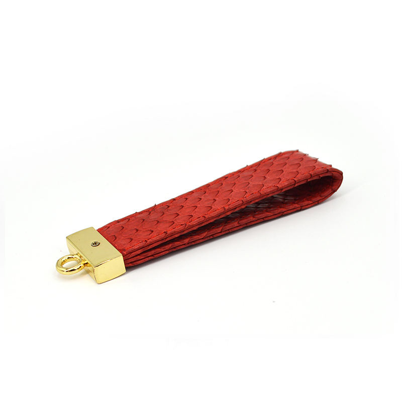 Top Quality Metal Keyring Python Leather Key Chain Top Quality Metal Keyring Python Leather Key Chain