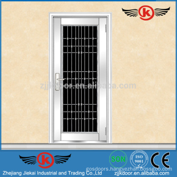 Jk Ss9084 Apartment Stainless Steel Safety Door Design With Grill