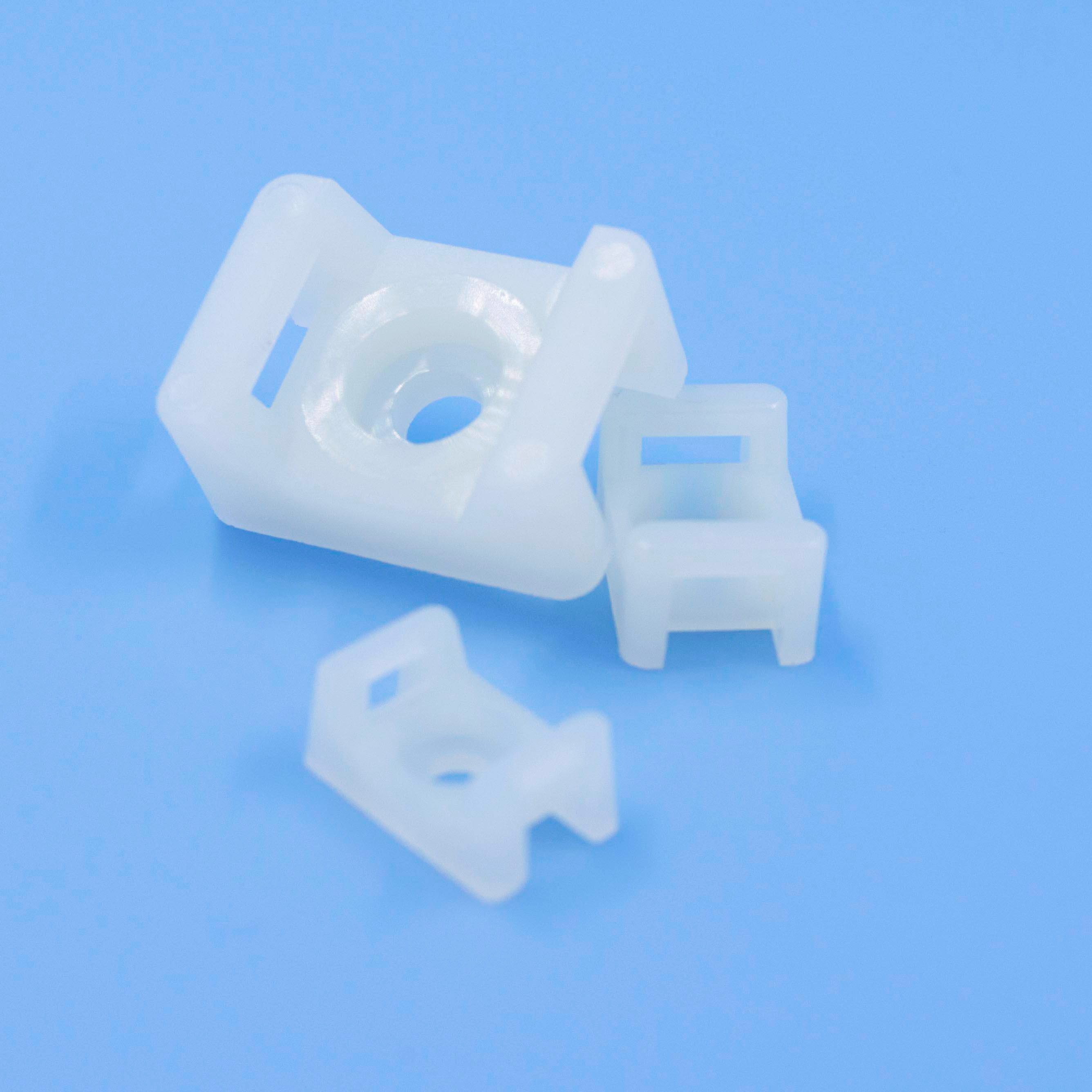 Nylon Plastic Screw Cable Tie Mount Base4 Nylon Plastic Screw Cable Tie Mount Base4