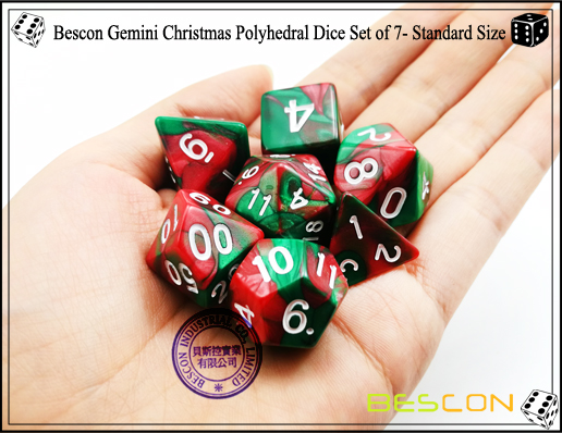 Bescon Christmas Dice-2 Bescon Christmas Dice-2