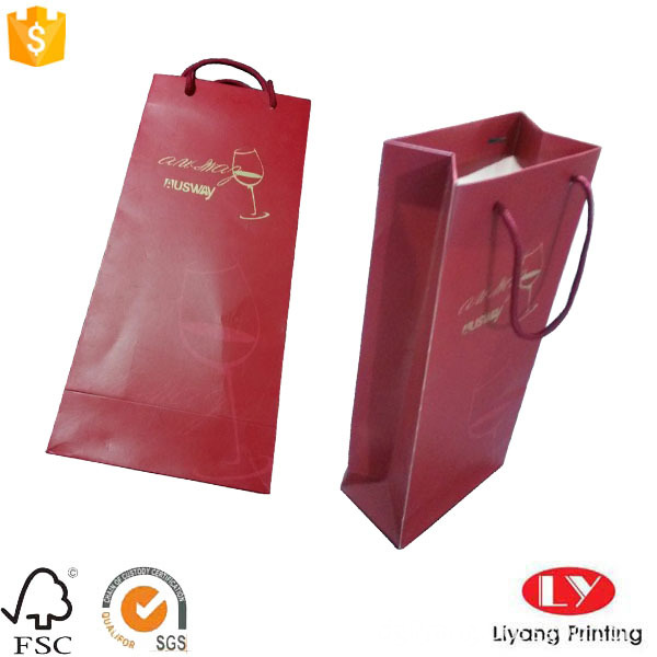 saco de papel vinho wine paper bag