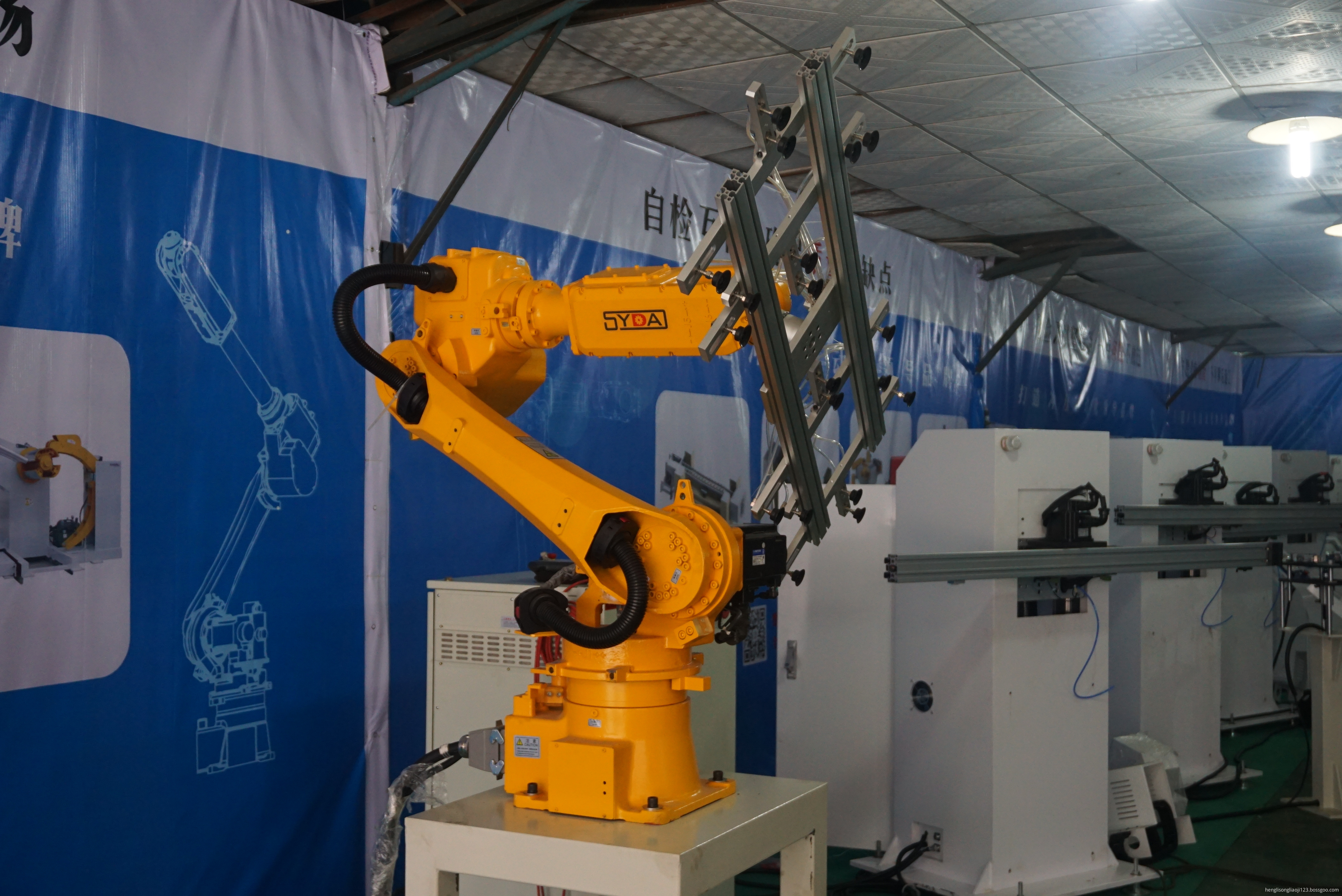 robotic arms for punching lines