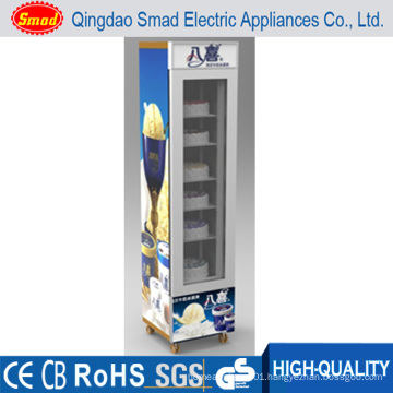 Countertop Freezer Mini Ice Cream Display Freezer Upright Glass