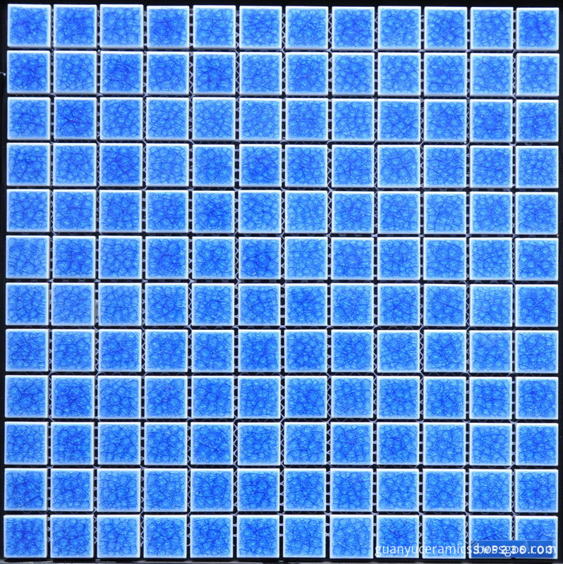 23x23 Blue Swimming Pool Porcelain Mosaic