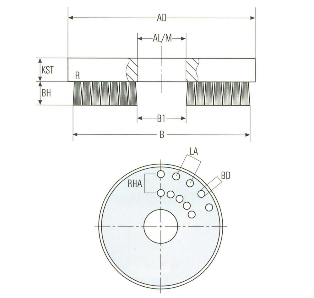 Information Abrasive Nylon Disc 99