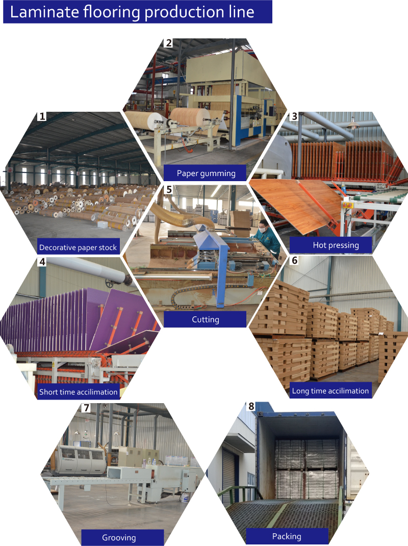 पनरोक टुकड़े टुकड़े फ़्लोरिंग Waterproof Laminate Flooring