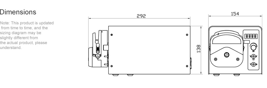 Bomba de enchimento peristáltica básica Basic Peristaltic Filling Pump