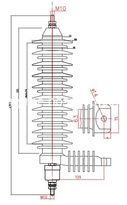 arrester YH10W-33KV arrester YH10W-33KV