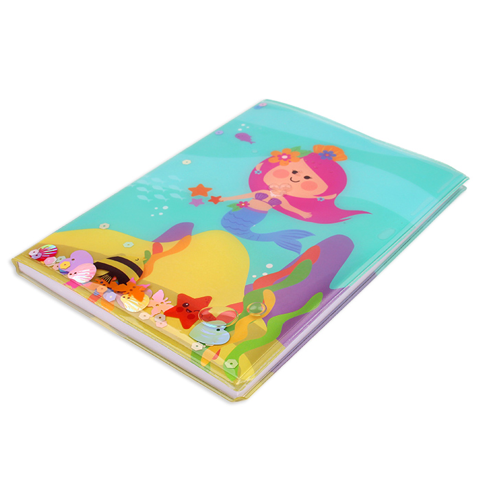 Pvc Cover Mermaid Liquid Notebook 1 Pvc Cover Mermaid Liquid Notebook 1