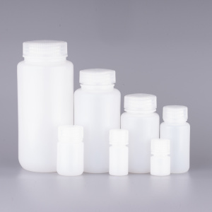 Natural Color HDPE Reagent Bottle, Wide Mouth Bottle