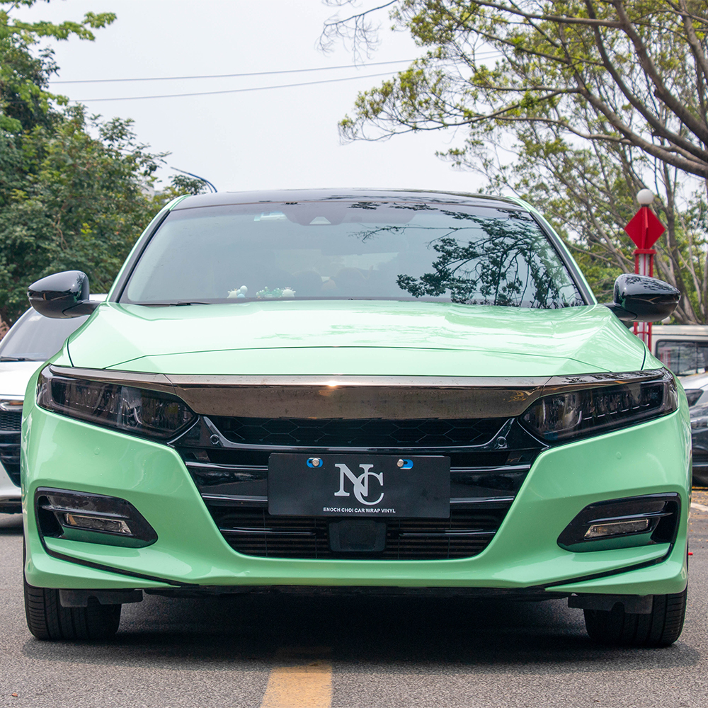 Hazy green Car Wrapping Hazy green Car Wrapping