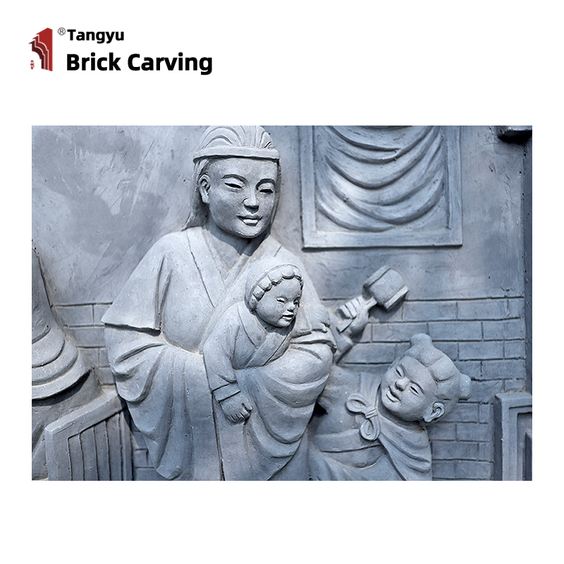 24 Filial Piety Brick Sculpture of Shun Mother 3 24 Filial Piety Brick Sculpture of Shun Mother 3