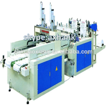Computlized T Shirt Flat Bag Making Machine Cloth Bag Making
