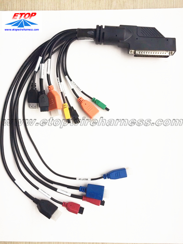 molding cables for POS machine