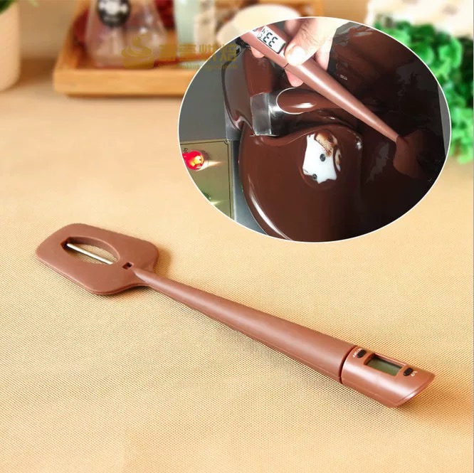 Silicone Cooking Spatula Instant Read Digital Thermometer for Candy Silicone Cooking Spatula Instant Read Digital Thermometer for Candy