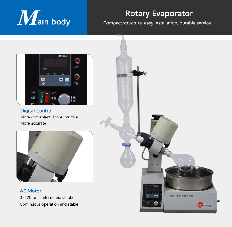 Mini Industrial Vacuum Rotary Evaporator