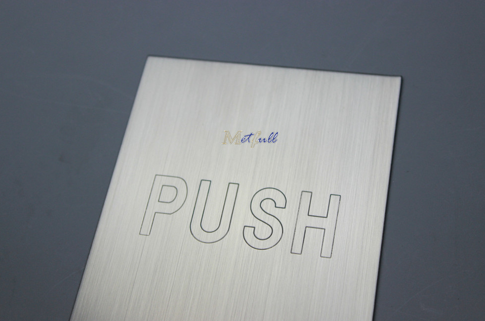 Stainless Steel Sign Plate